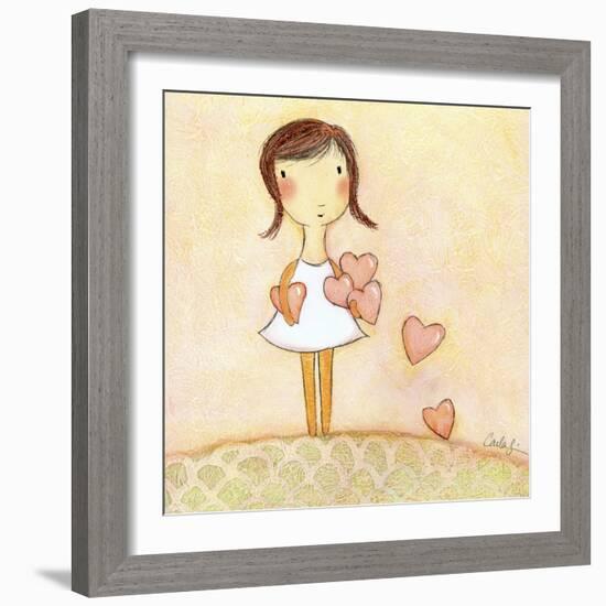 With All My Hearts-Carla Sonheim-Framed Art Print