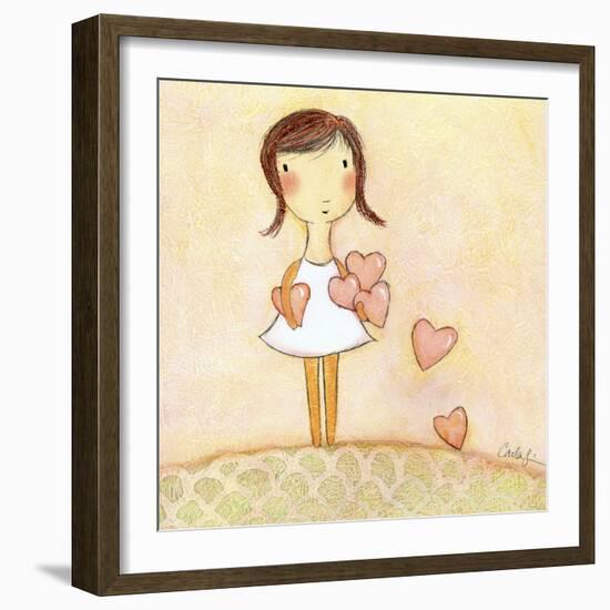 With All My Hearts-Carla Sonheim-Framed Art Print