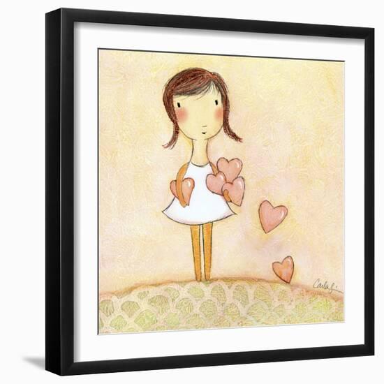 With All My Hearts-Carla Sonheim-Framed Art Print