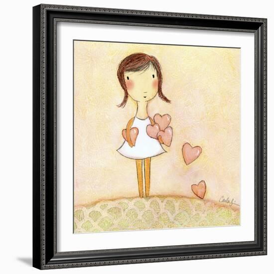 With All My Hearts-Carla Sonheim-Framed Art Print