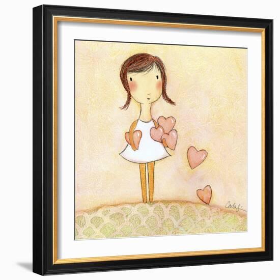 With All My Hearts-Carla Sonheim-Framed Art Print