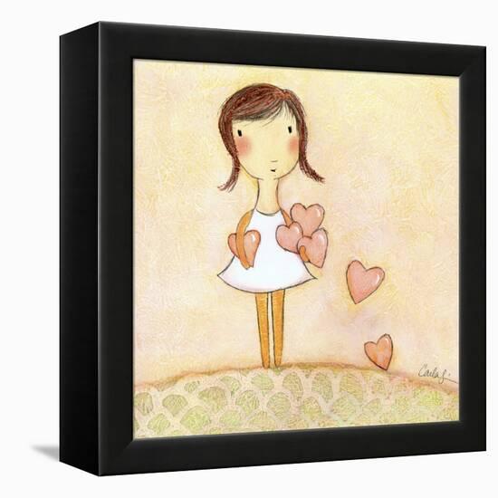 With All My Hearts-Carla Sonheim-Framed Stretched Canvas