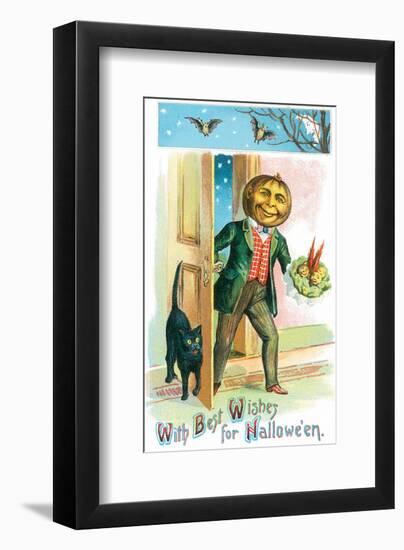 With Best Wishes for Halloween-null-Framed Art Print