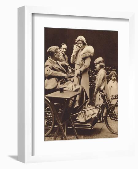 'With Disabled Ex-Servicemen', c1936, (1937)-Unknown-Framed Photographic Print