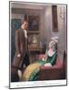 With Eve in London! Well, She Said as If it Was the First Moment of their Meeting, How Have You Bee-Newell Convers Wyeth-Mounted Giclee Print