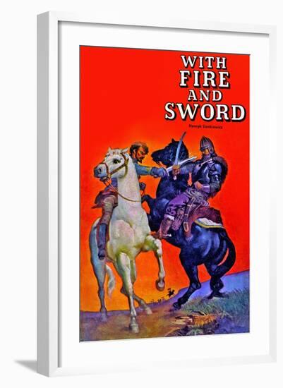 With Fire And Sword-null-Framed Art Print