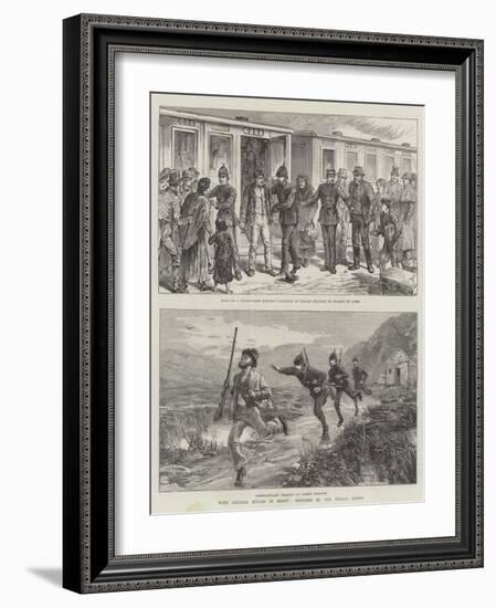 With General Buller in Kerry-Johann Nepomuk Schonberg-Framed Giclee Print