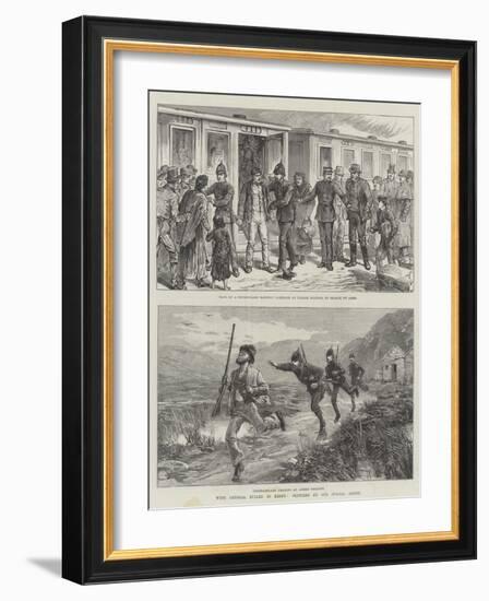 With General Buller in Kerry-Johann Nepomuk Schonberg-Framed Giclee Print