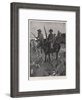 With General Gatacre's Force, Scouts at Work-Frank Craig-Framed Giclee Print