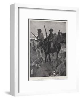 With General Gatacre's Force, Scouts at Work-Frank Craig-Framed Giclee Print
