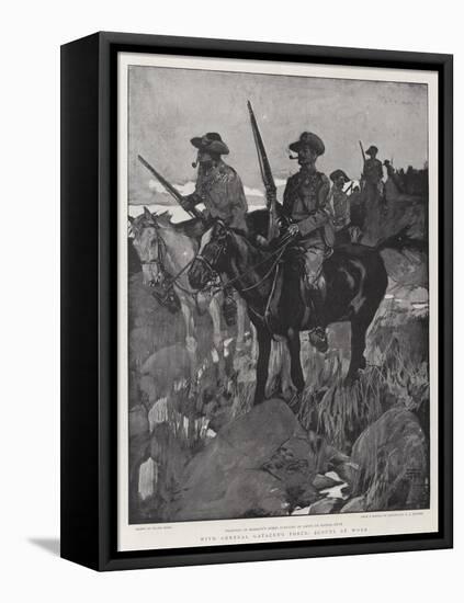 With General Gatacre's Force, Scouts at Work-Frank Craig-Framed Premier Image Canvas