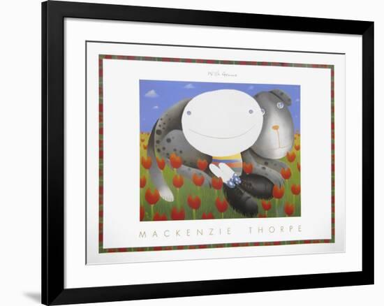 With Genna-Mackenzie Thorpe-Framed Art Print