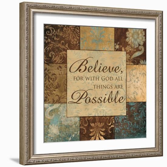 With God-Artique Studio-Framed Art Print