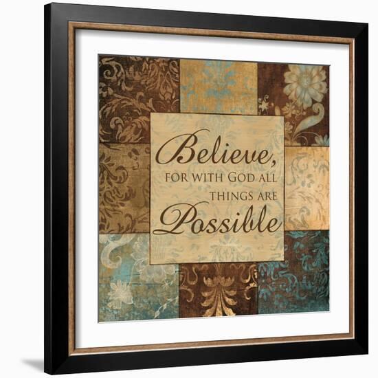 With God-Artique Studio-Framed Art Print