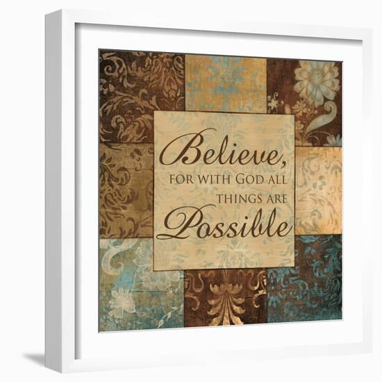 With God-Artique Studio-Framed Art Print