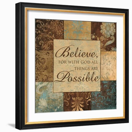 With God-Artique Studio-Framed Art Print