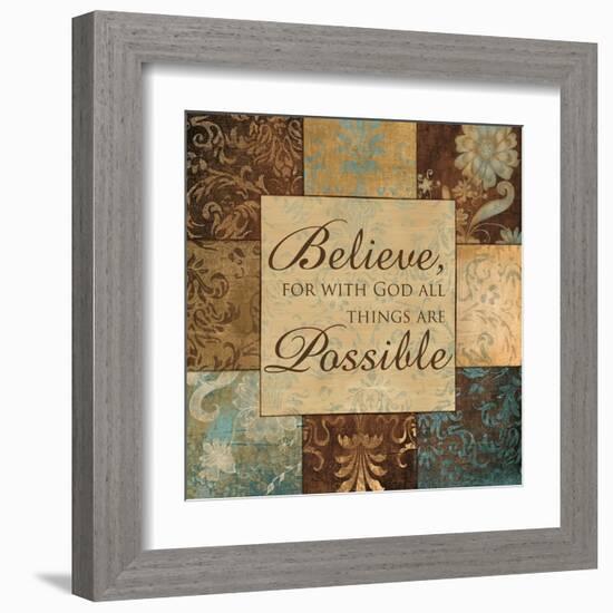 With God-Artique Studio-Framed Art Print