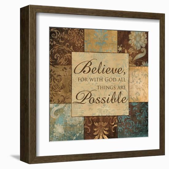 With God-Artique Studio-Framed Art Print