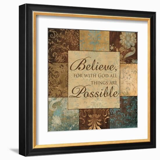 With God-Artique Studio-Framed Art Print