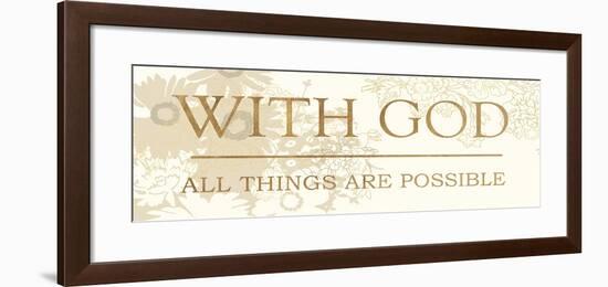 With God-Bella Dos Santos-Framed Art Print