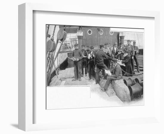 'With Jack afloat', St Andrew's Waterside Mission, London, c1903 (1903)-Unknown-Framed Photographic Print