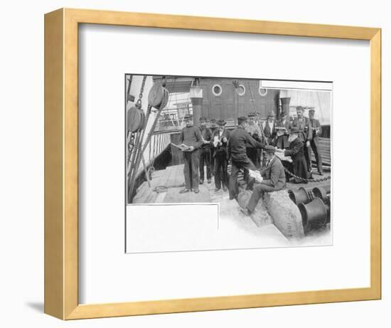 'With Jack afloat', St Andrew's Waterside Mission, London, c1903 (1903)-Unknown-Framed Photographic Print