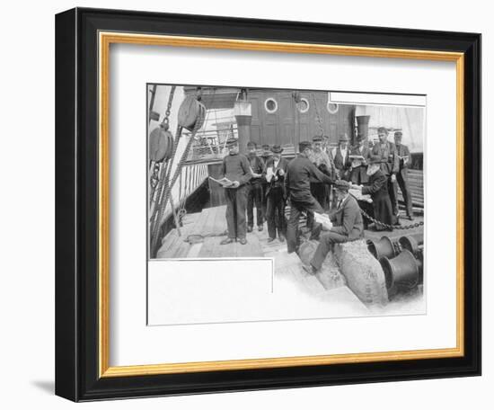 'With Jack afloat', St Andrew's Waterside Mission, London, c1903 (1903)-Unknown-Framed Photographic Print