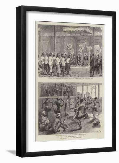 With Lord Dufferin in Burma-Sydney Prior Hall-Framed Giclee Print
