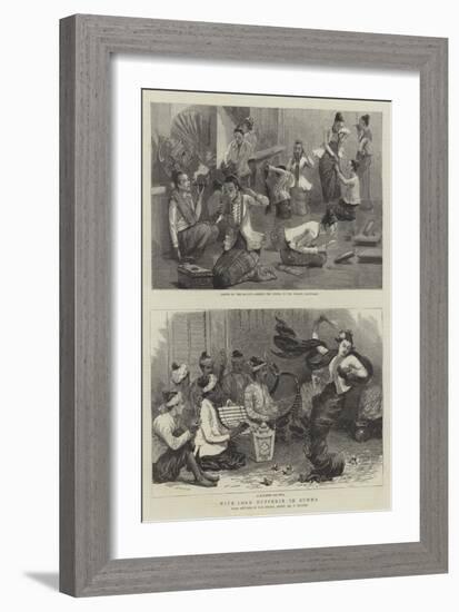 With Lord Dufferin in Burma-Frederic Villiers-Framed Giclee Print