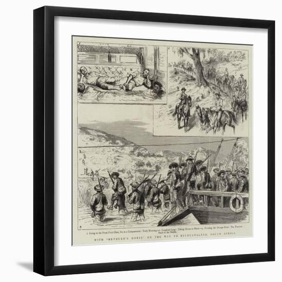 With Methuen's Horse on the Way to Bechuanaland, South Africa-Godefroy Durand-Framed Giclee Print