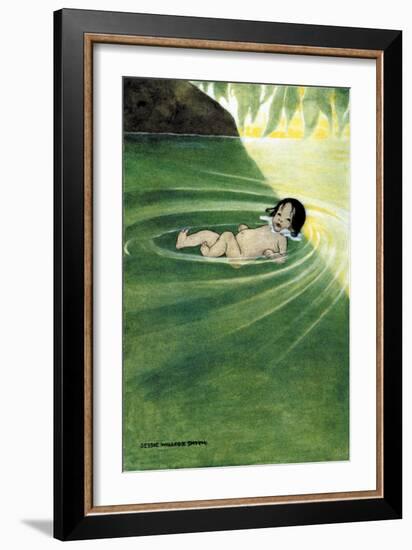 With Nothing On-Jessie Willcox-Smith-Framed Art Print