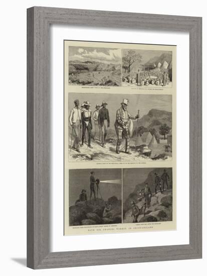 With Sir Charles Warren in Bechuanaland-null-Framed Giclee Print