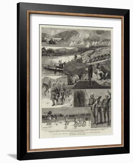 With Sir Charles Warren's Expedition to Bechuanaland-null-Framed Giclee Print