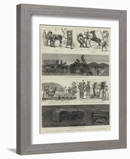 With Sir Charles Warren's Expedition to Bechuanaland-null-Framed Giclee Print