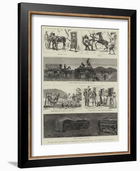 With Sir Charles Warren's Expedition to Bechuanaland-null-Framed Giclee Print