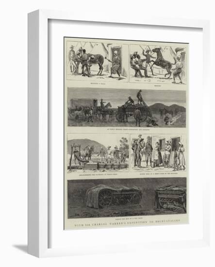 With Sir Charles Warren's Expedition to Bechuanaland-null-Framed Giclee Print