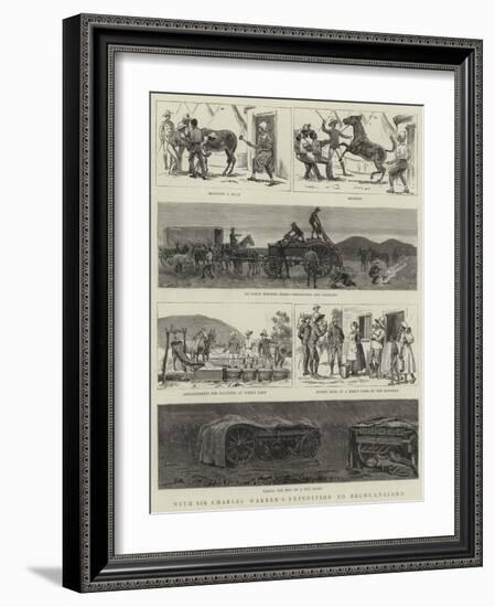 With Sir Charles Warren's Expedition to Bechuanaland-null-Framed Giclee Print