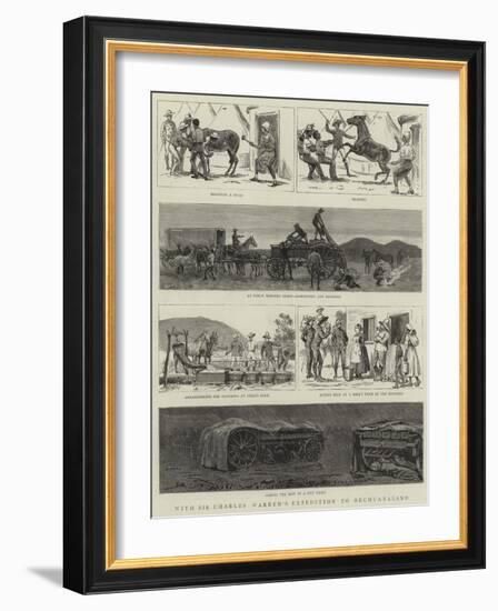 With Sir Charles Warren's Expedition to Bechuanaland-null-Framed Giclee Print