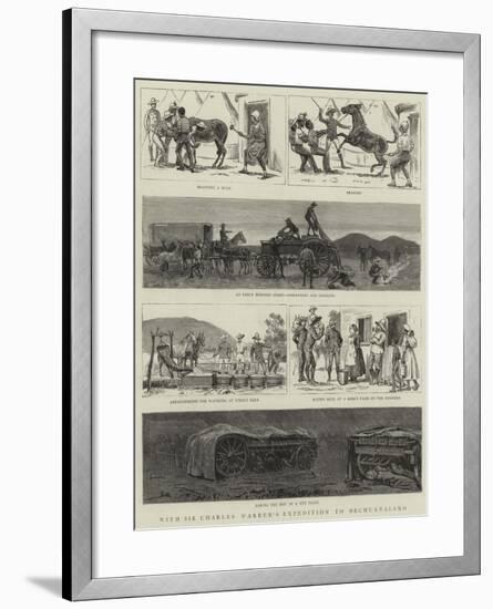 With Sir Charles Warren's Expedition to Bechuanaland-null-Framed Giclee Print