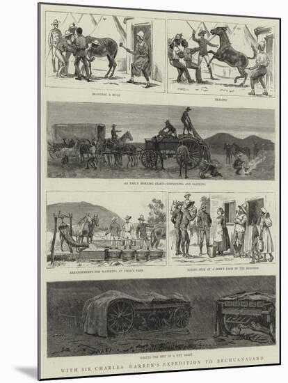 With Sir Charles Warren's Expedition to Bechuanaland-null-Mounted Giclee Print