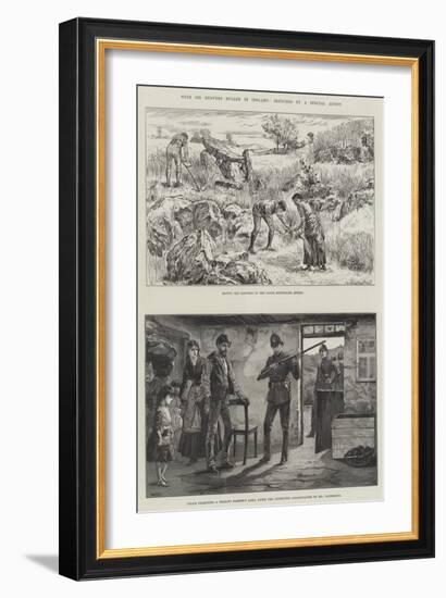 With Sir Redvers Buller in Ireland-William Heysham Overend-Framed Giclee Print