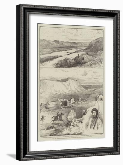 With the Afghan Boundary Commission-William 'Crimea' Simpson-Framed Giclee Print