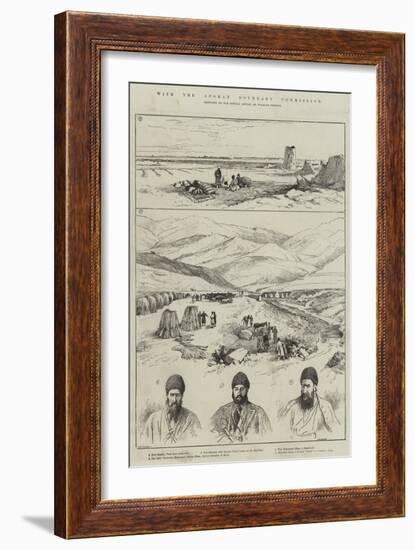 With the Afghan Boundary Commission-William 'Crimea' Simpson-Framed Giclee Print