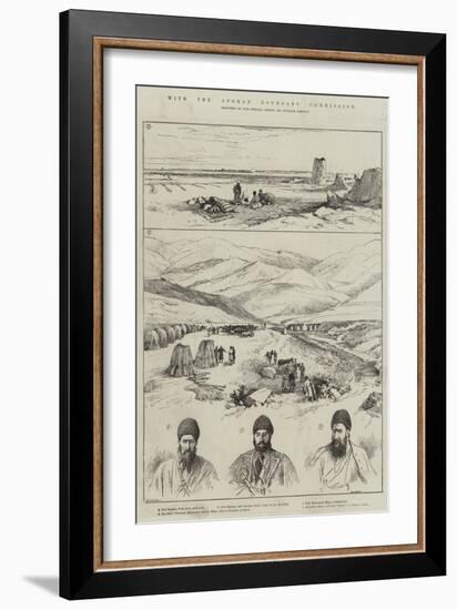 With the Afghan Boundary Commission-William 'Crimea' Simpson-Framed Giclee Print