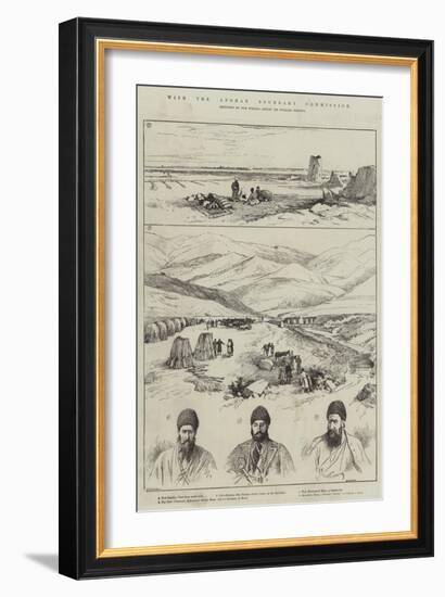 With the Afghan Boundary Commission-William 'Crimea' Simpson-Framed Giclee Print