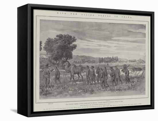 With the Allied Forces in China-Johann Nepomuk Schonberg-Framed Premier Image Canvas