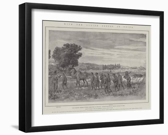 With the Allied Forces in China-Johann Nepomuk Schonberg-Framed Giclee Print