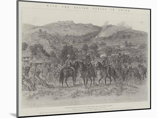 With the Allied Forces in China-Johann Nepomuk Schonberg-Mounted Giclee Print