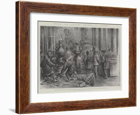 With the Allied Forces in China-Johann Nepomuk Schonberg-Framed Giclee Print