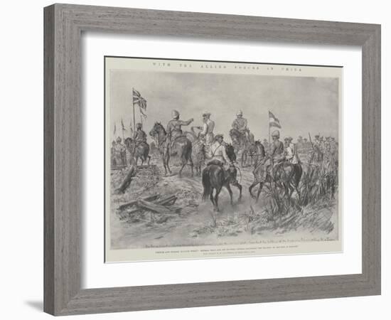 With the Allied Forces in China-Johann Nepomuk Schonberg-Framed Giclee Print